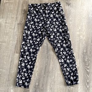 Pink Floral Leggings